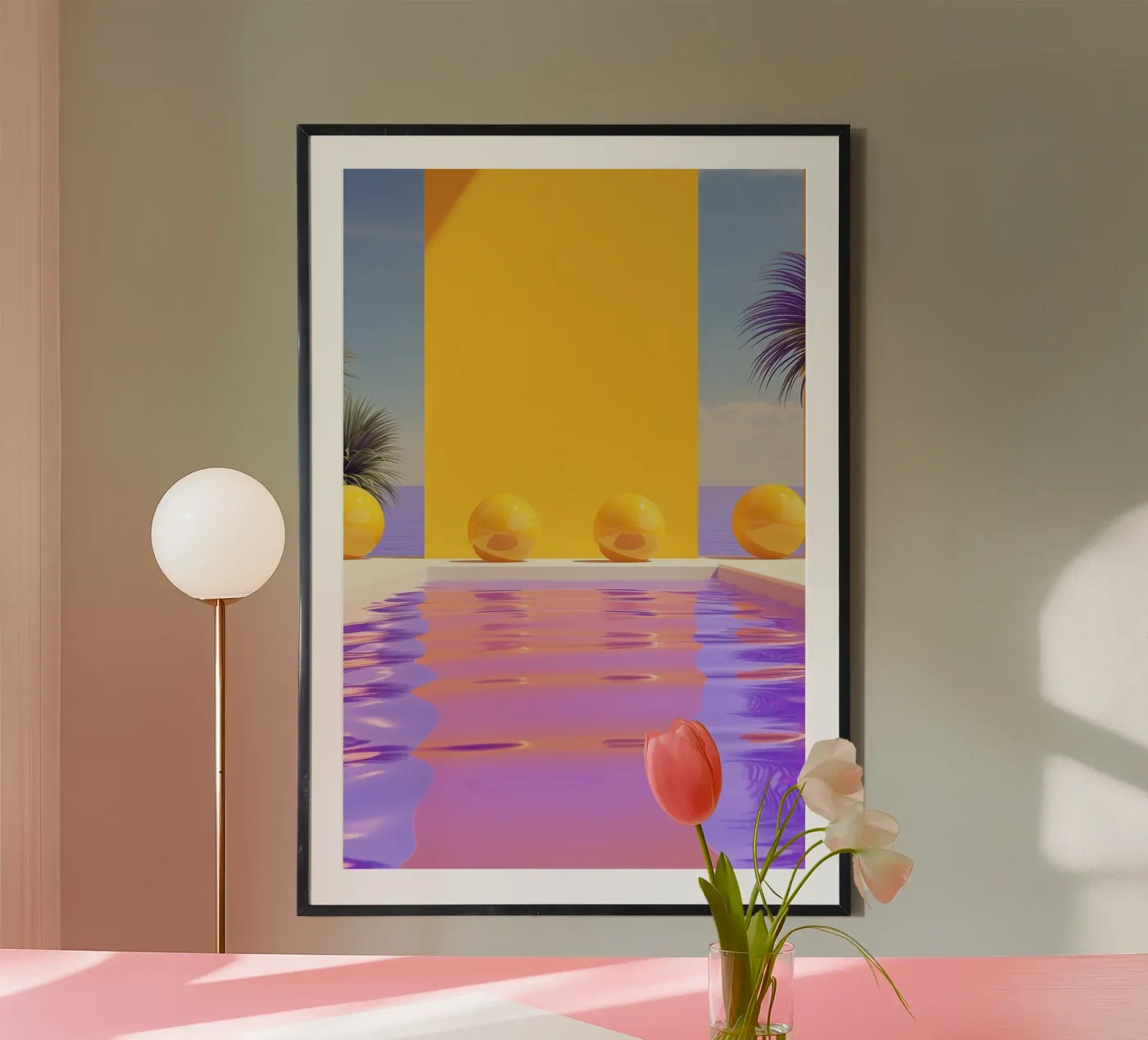 Pool Illusion 01 Poster von Malou-Studio
