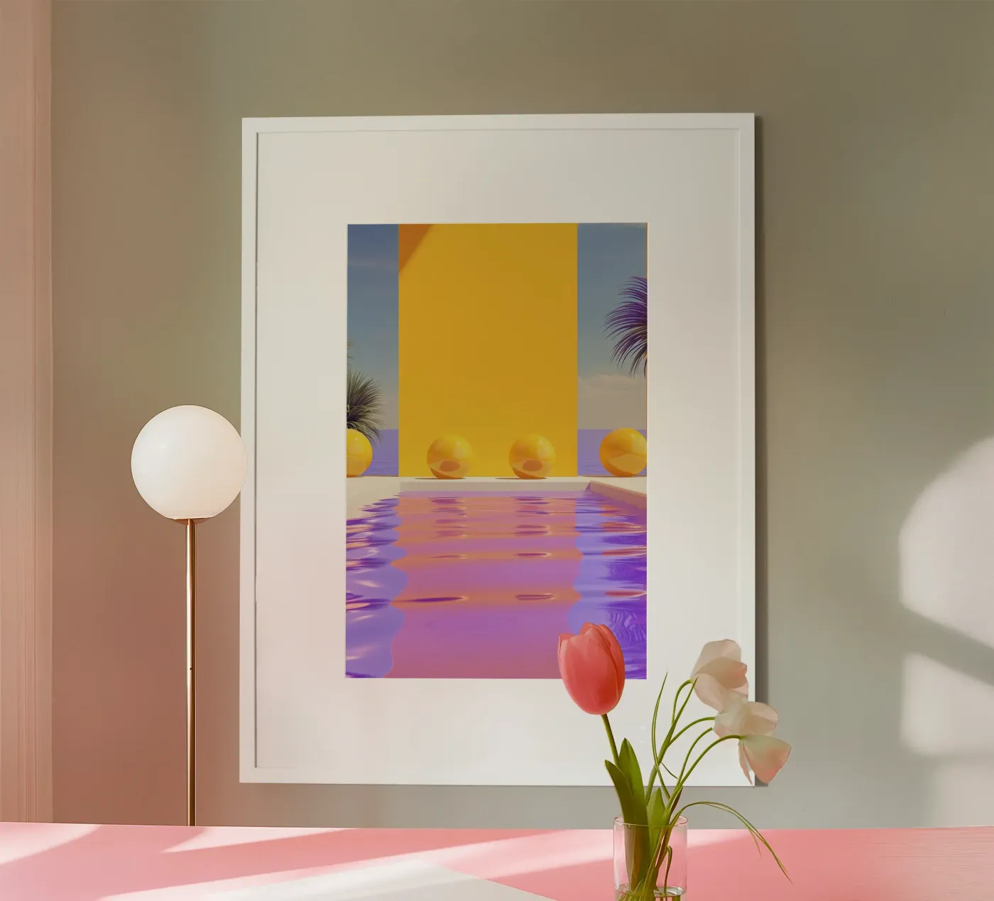 Pool Illusion 01 Poster von Malou-Studio