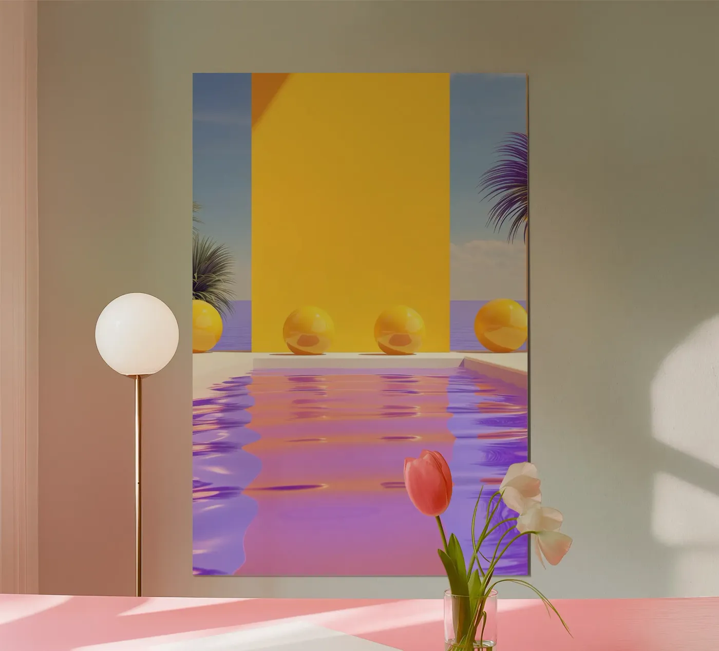 Pool Illusion 01 Poster von Malou-Studio