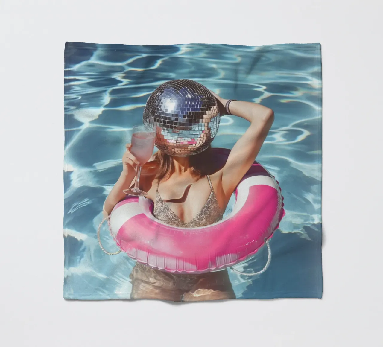 Poolparty Fleecedecke von Malou-Studio