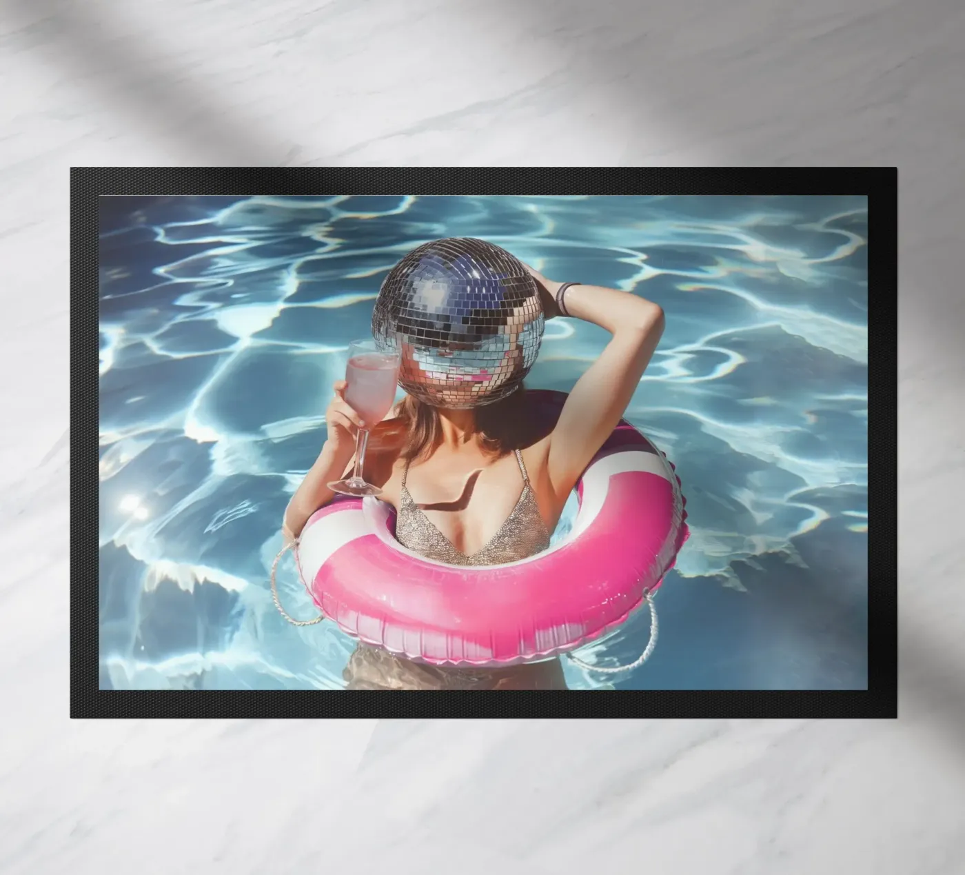 Poolparty Fußmatte von Malou-Studio