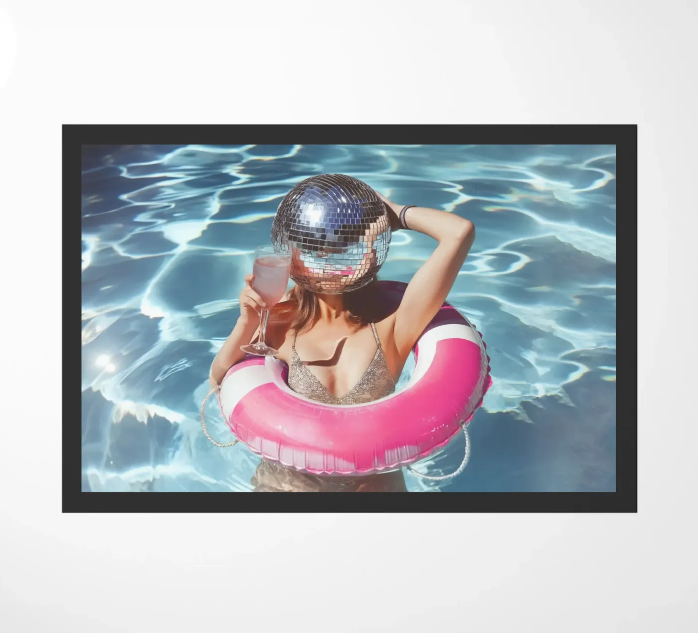 Poolparty Fußmatte von Malou-Studio