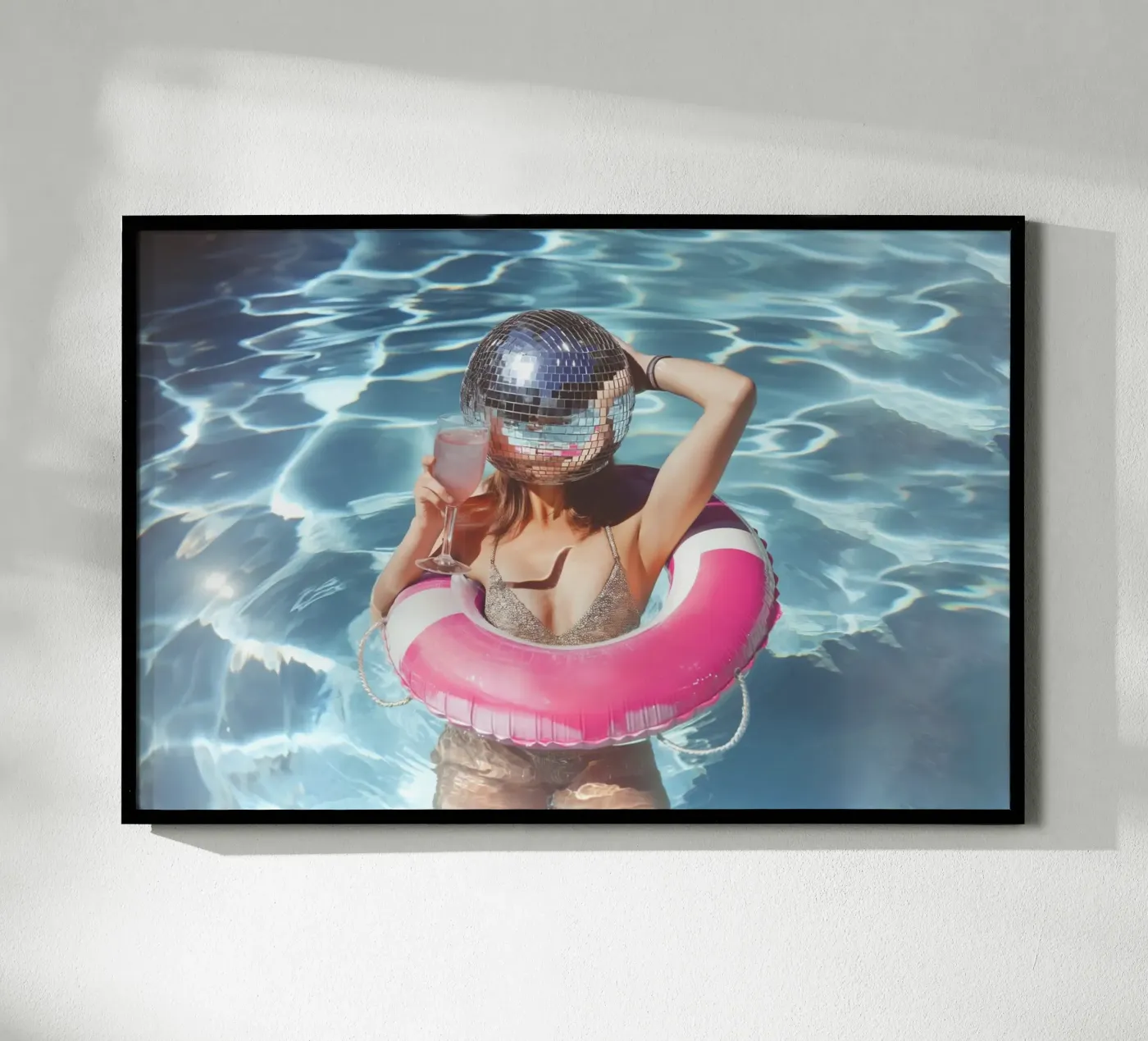 Poolparty Poster von Malou-Studio
