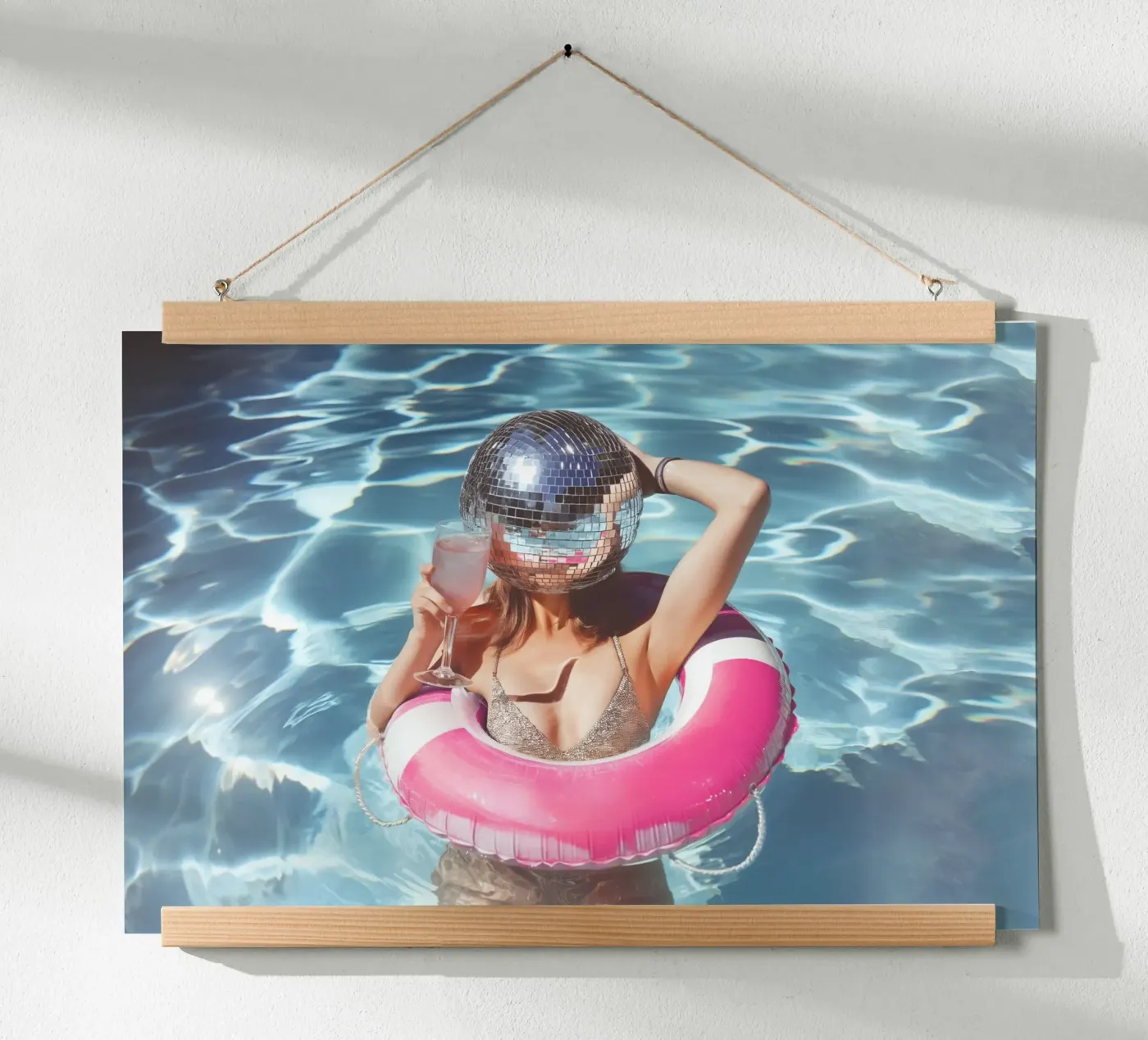 Poolparty Poster von Malou-Studio