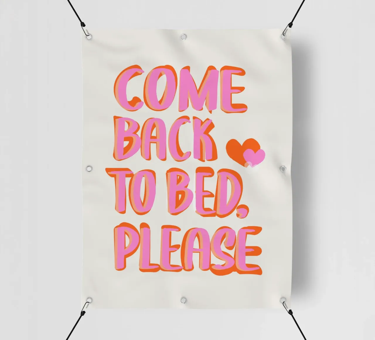 Torna a letto, per favore telo in pvc da Malou-Studio