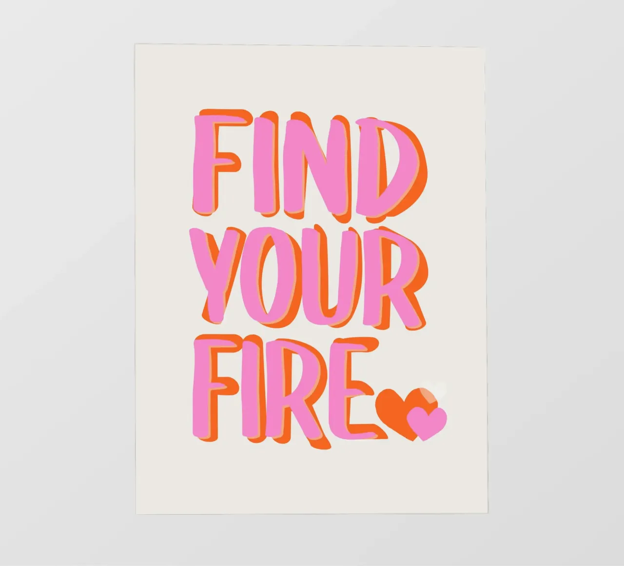 Finde dein Feuer Fototapete von Malou-Studio