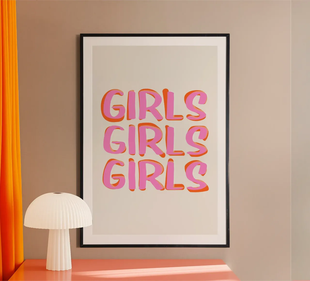 Girls Girls Girls Poster von Malou-Studio
