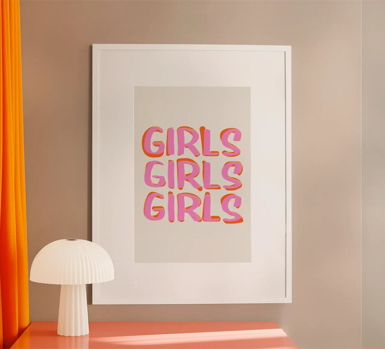 Girls Girls Girls Poster von Malou-Studio