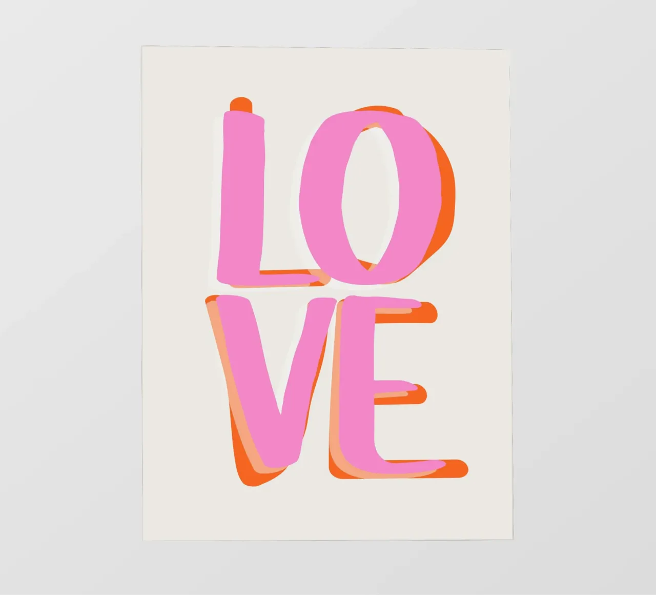Love Letters Backlit Folie von Malou-Studio