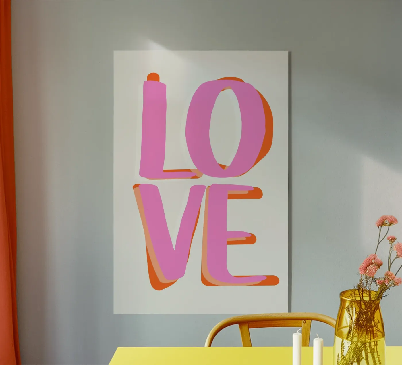 Love Letters plexiglass da Malou-Studio