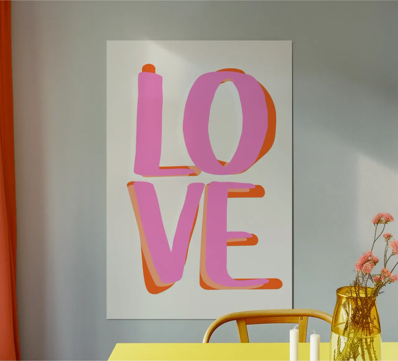 Love Letters Poster von Malou-Studio