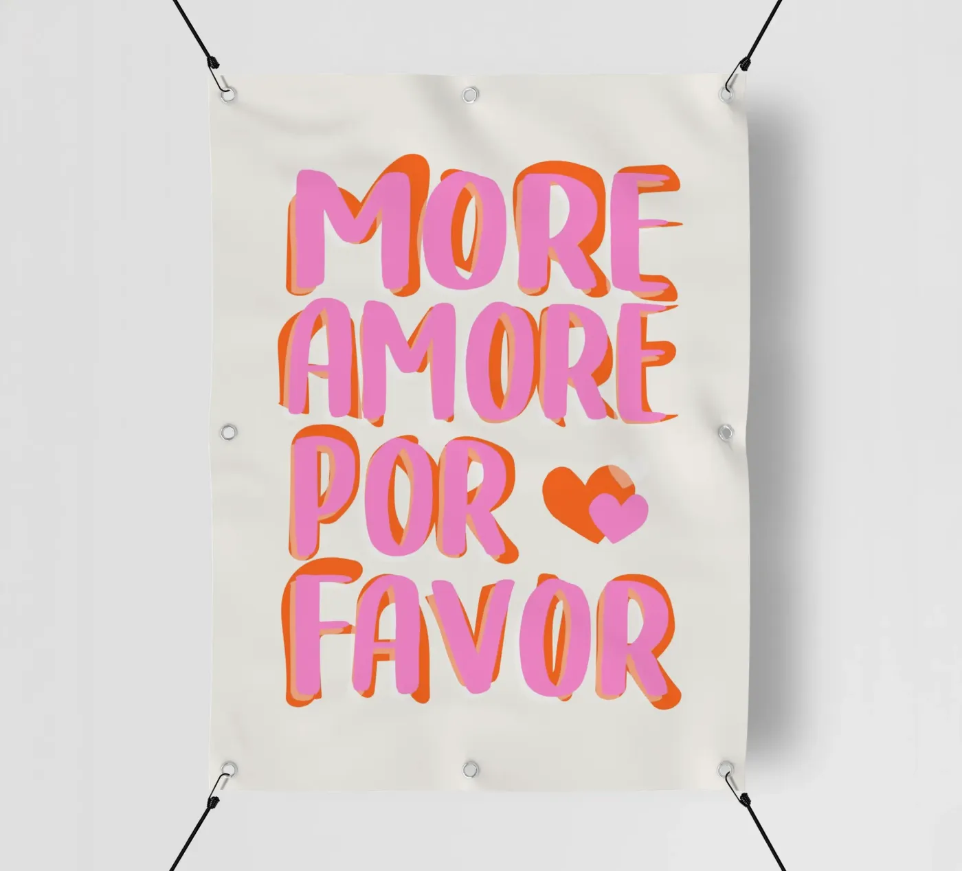 More Amore por Favore telo in pvc da Malou-Studio