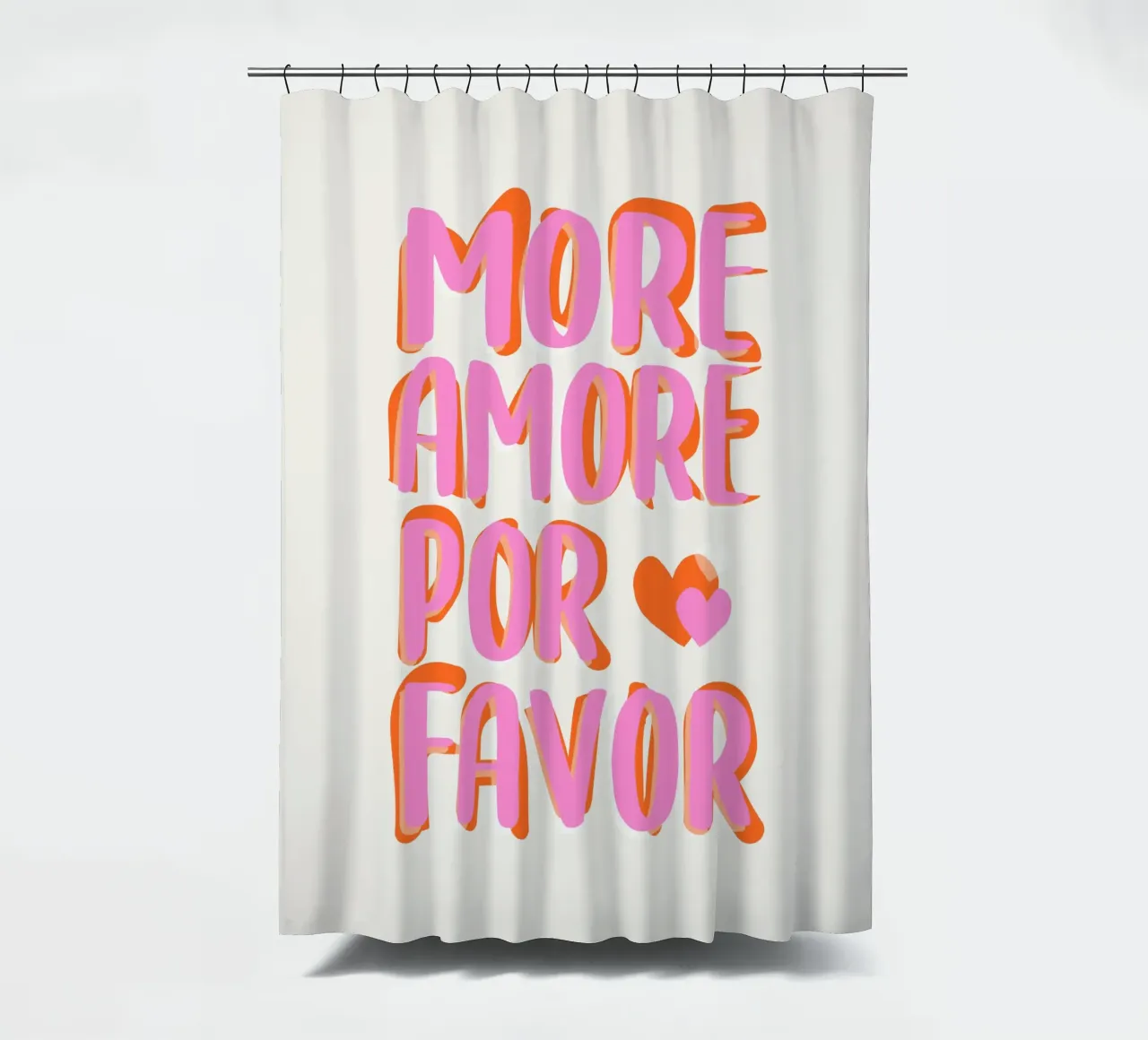 More Amore por Favore Duschvorhang von Malou-Studio