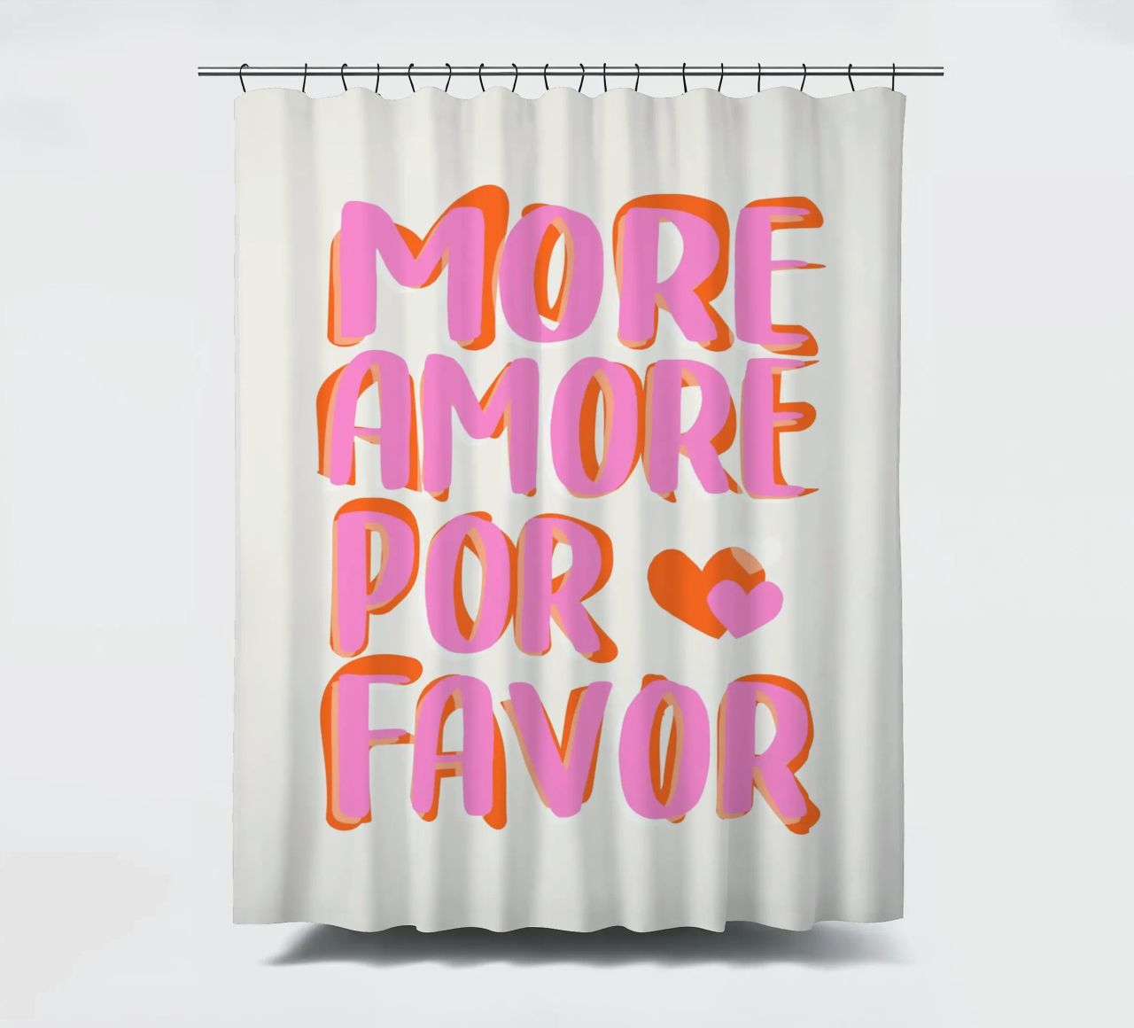 More Amore por Favore rideau de douche de Malou-Studio