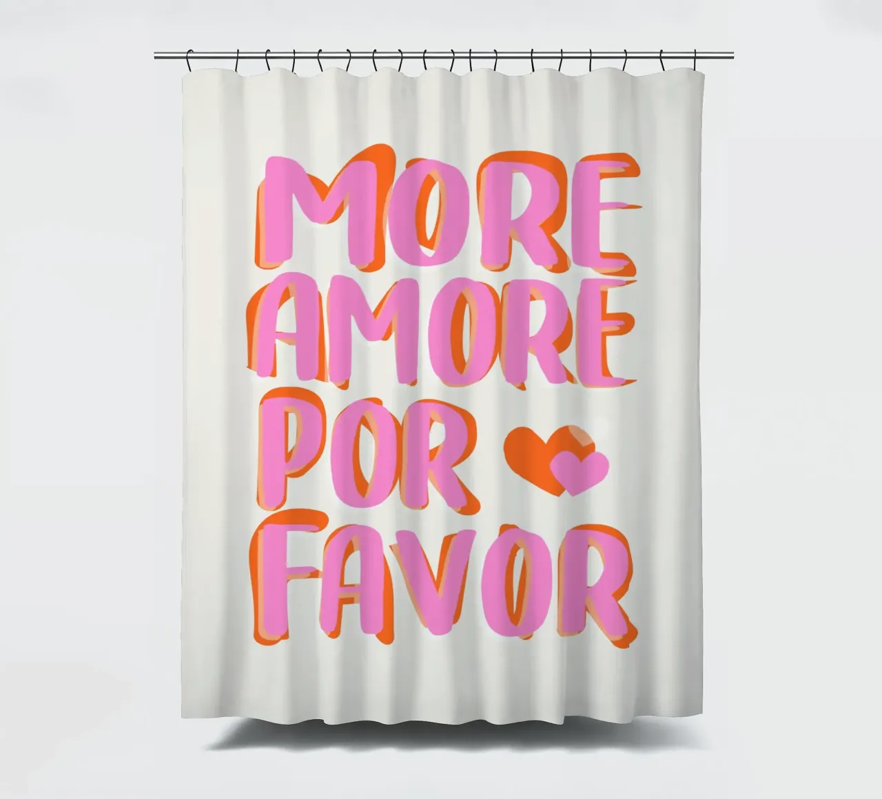 More Amore por Favore Duschvorhang von Malou-Studio