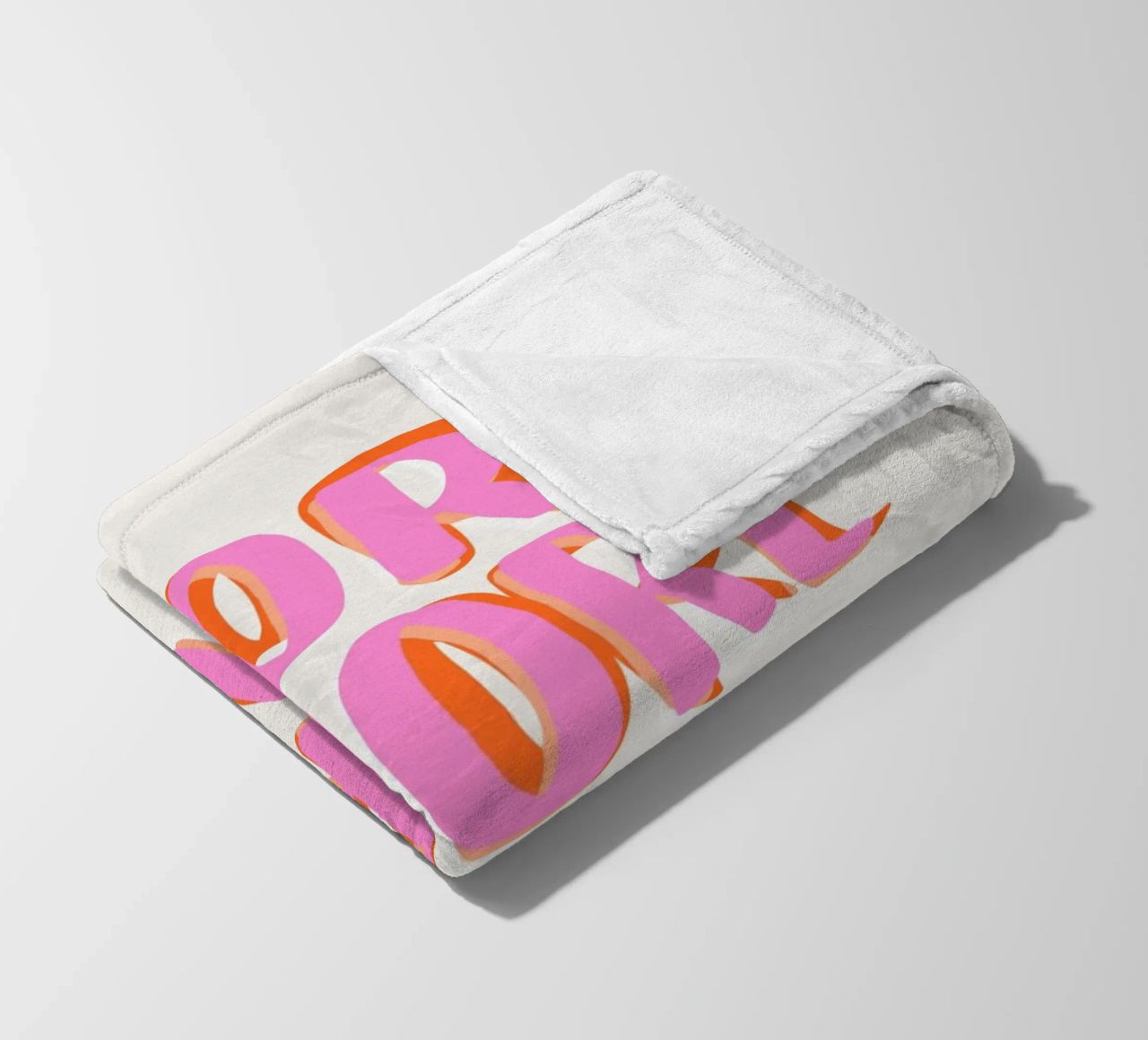 More Amore por Favore fleece blanket by Malou-Studio