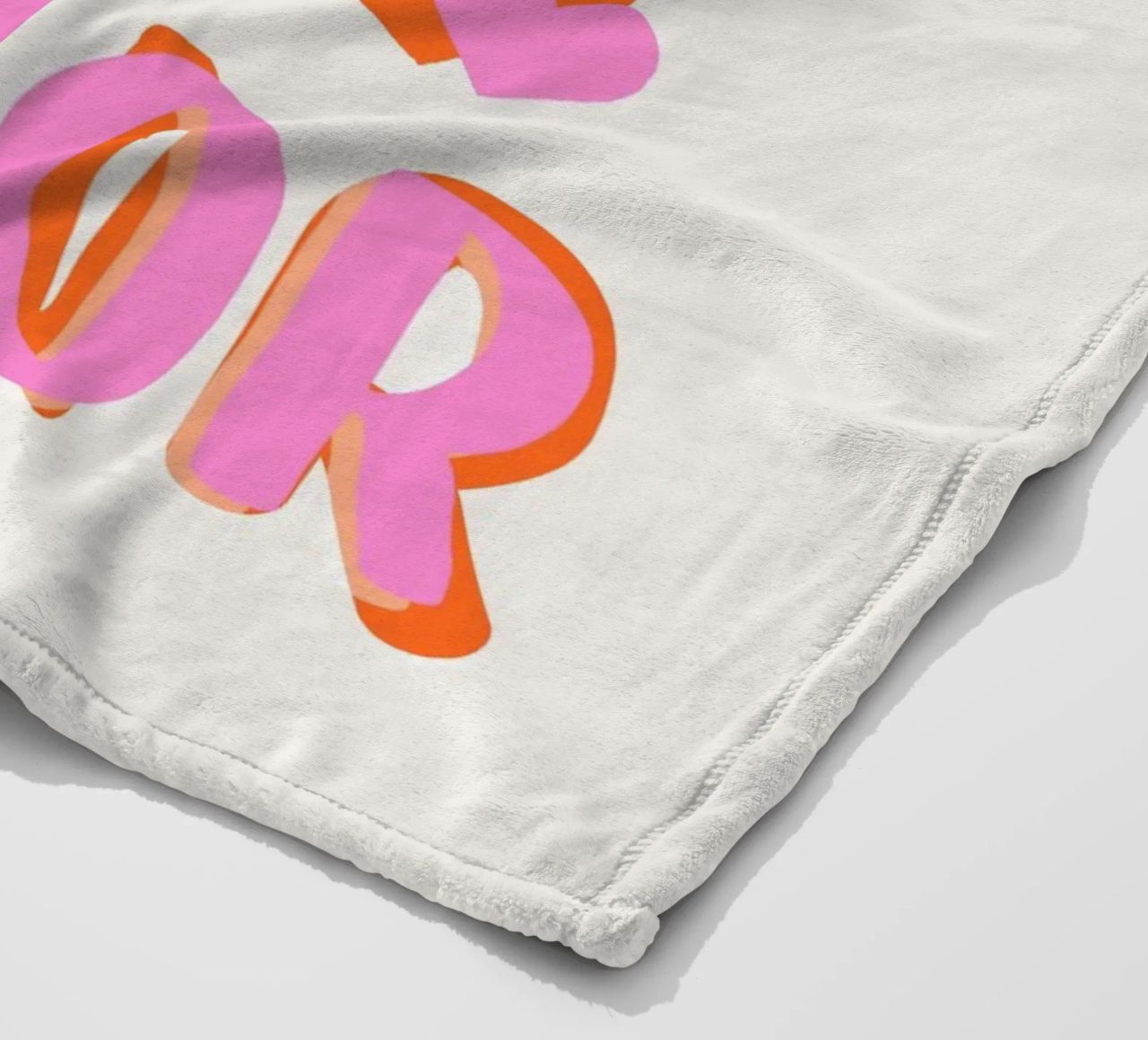 More Amore por Favore fleece blanket by Malou-Studio