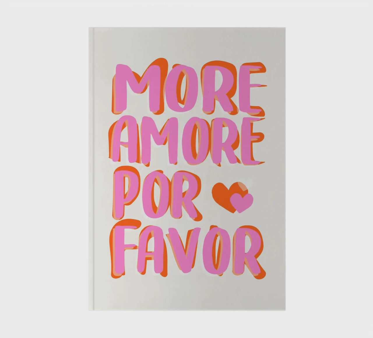 More Amore por Favore carnet de notes de Malou-Studio