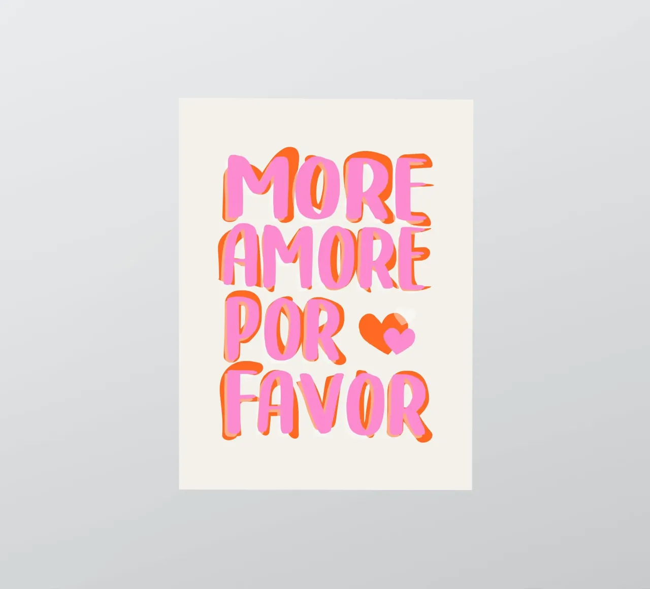More Amore por Favore Sticker von Malou-Studio
