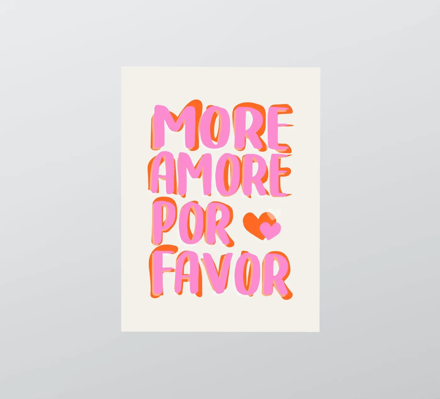 More Amore por Favore adesivo da Malou-Studio