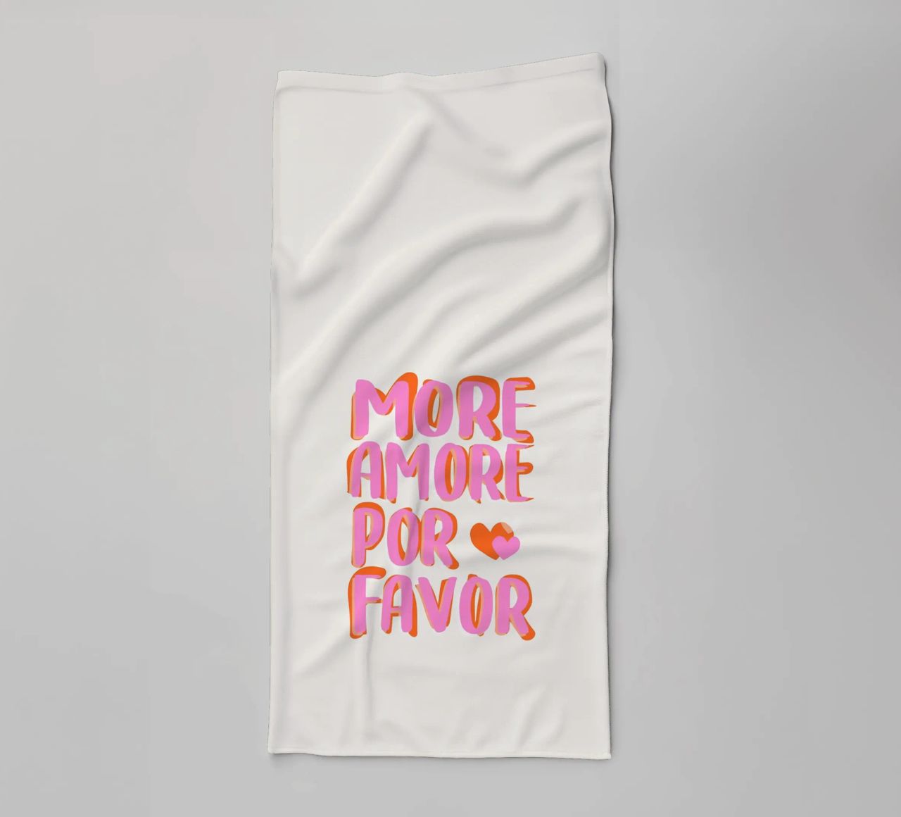 More Amore por Favore towel by Malou-Studio