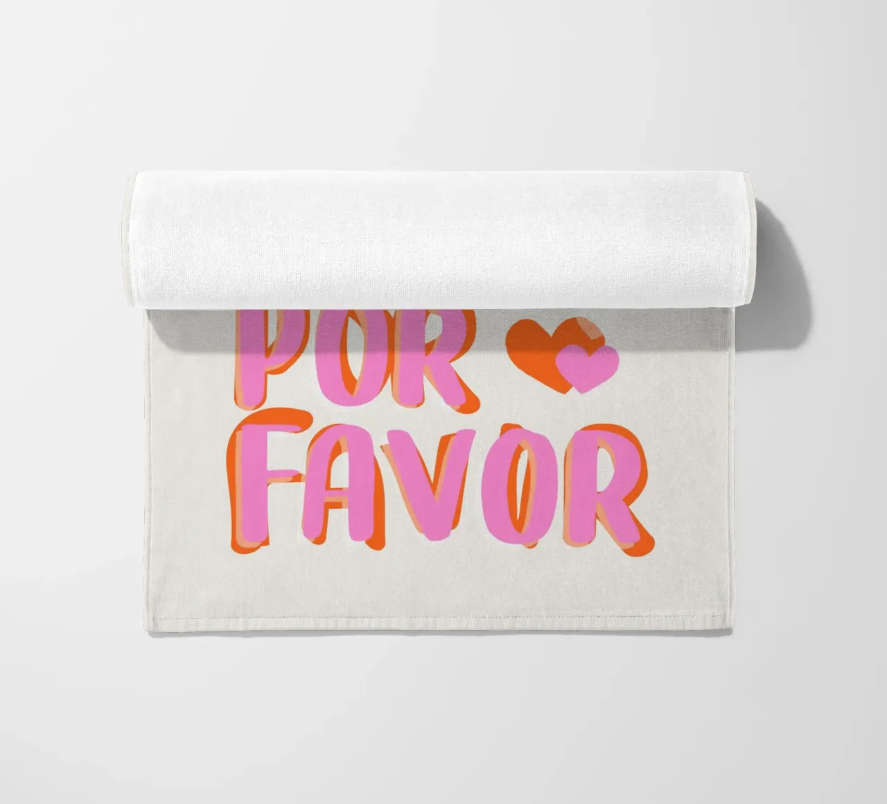 More Amore por Favore Strandtuch von Malou-Studio