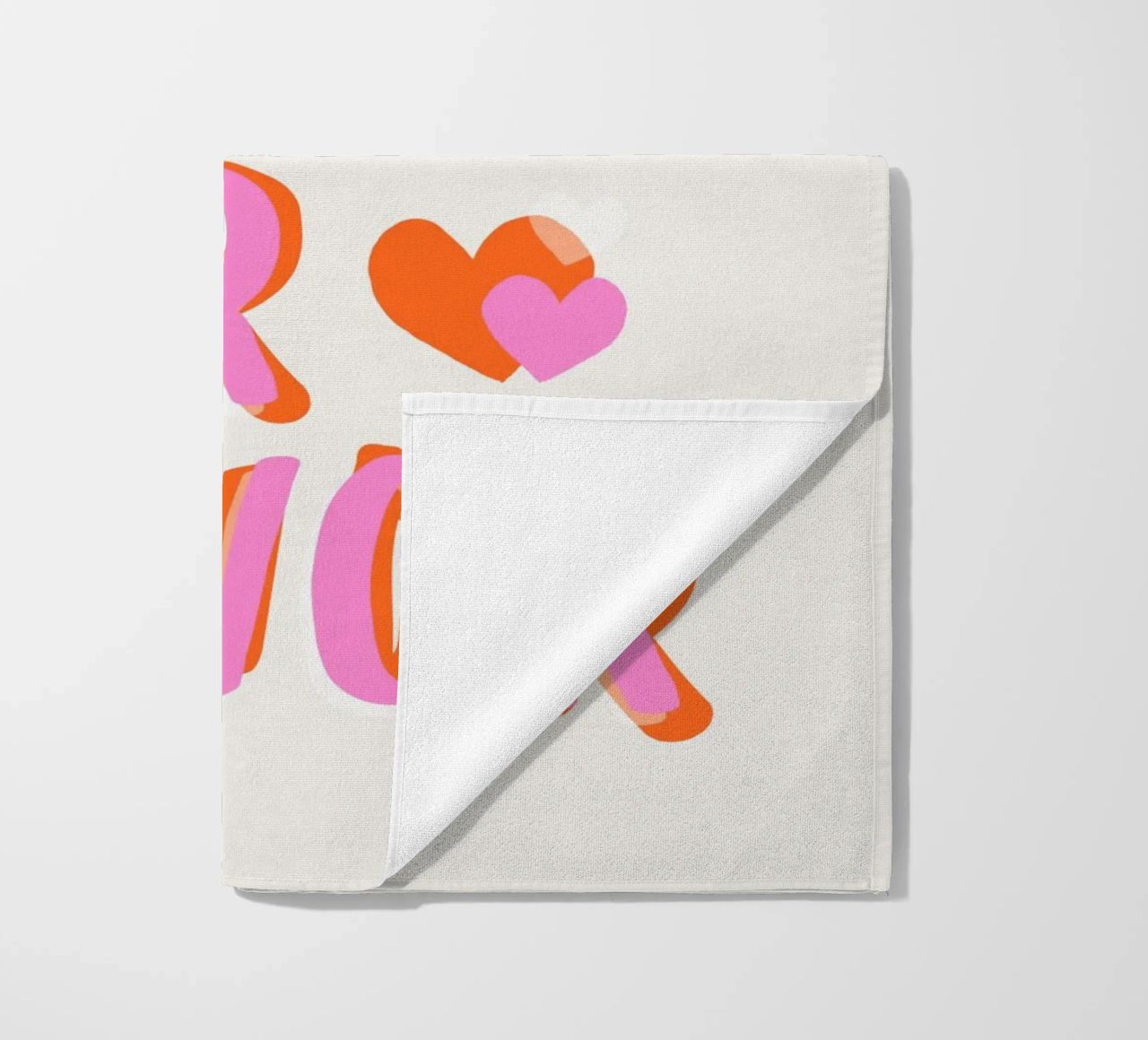 More Amore por Favore beach towel by Malou-Studio