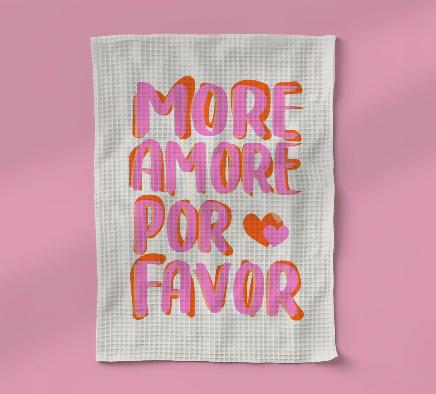 More Amore por Favore canovaccio da cucina da Malou-Studio