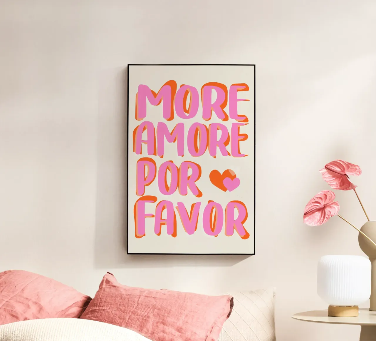 More Amore por Favore Acryl-Glas von Malou-Studio