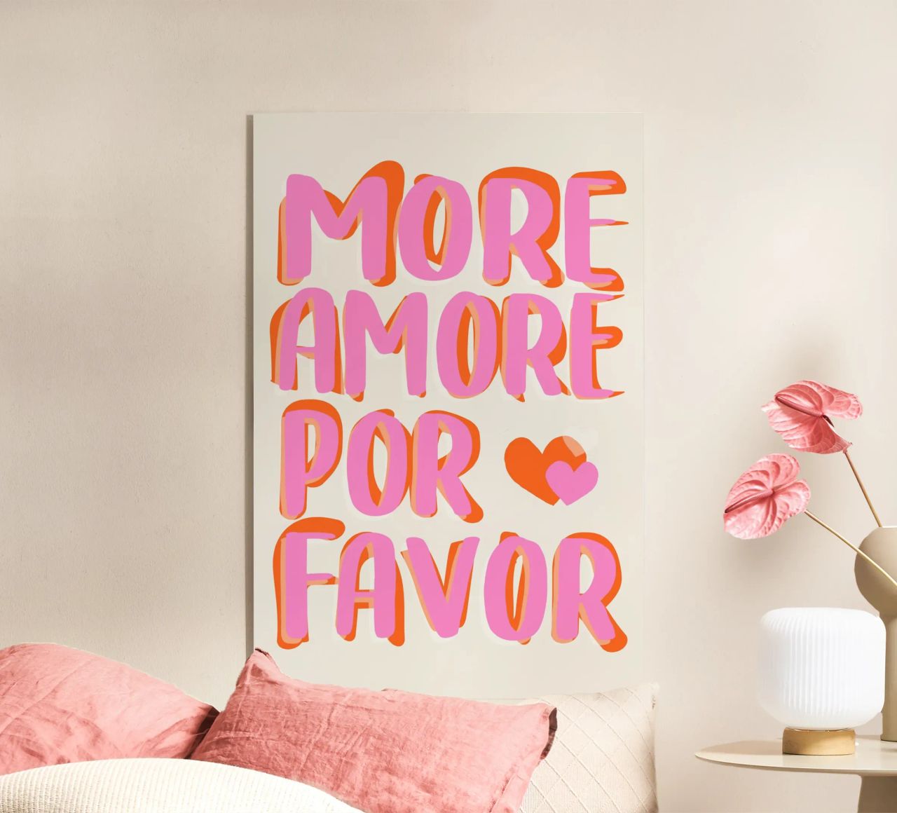 More Amore por Favore plexiglas de Malou-Studio
