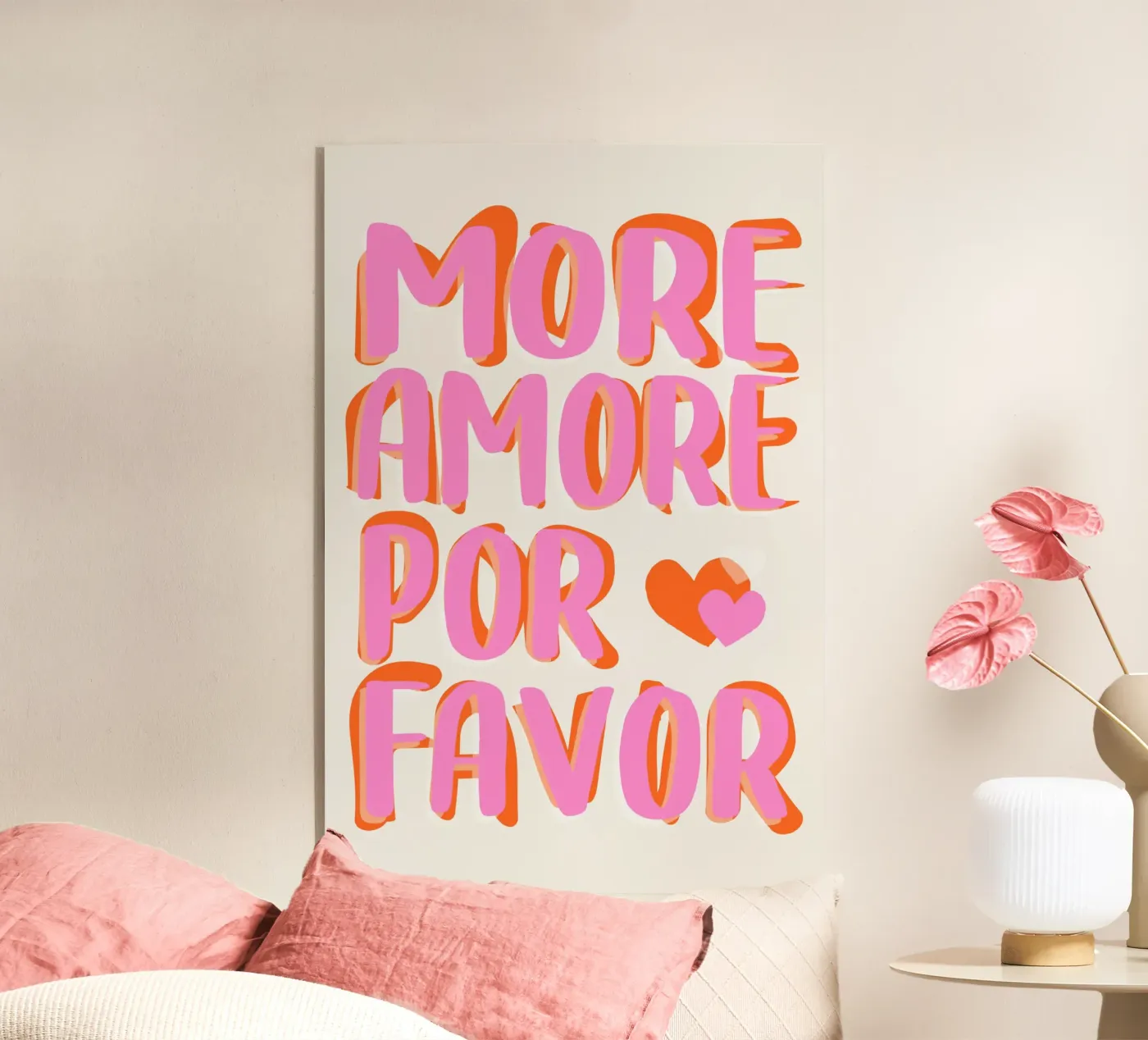 More Amore por Favore plexiglas de Malou-Studio