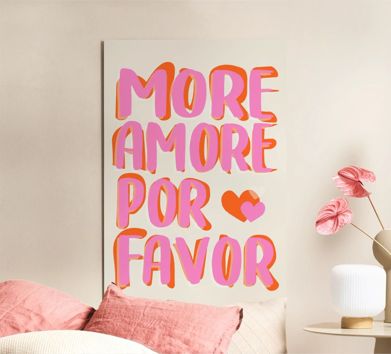 More Amore por Favore alluminio dibond da Malou-Studio