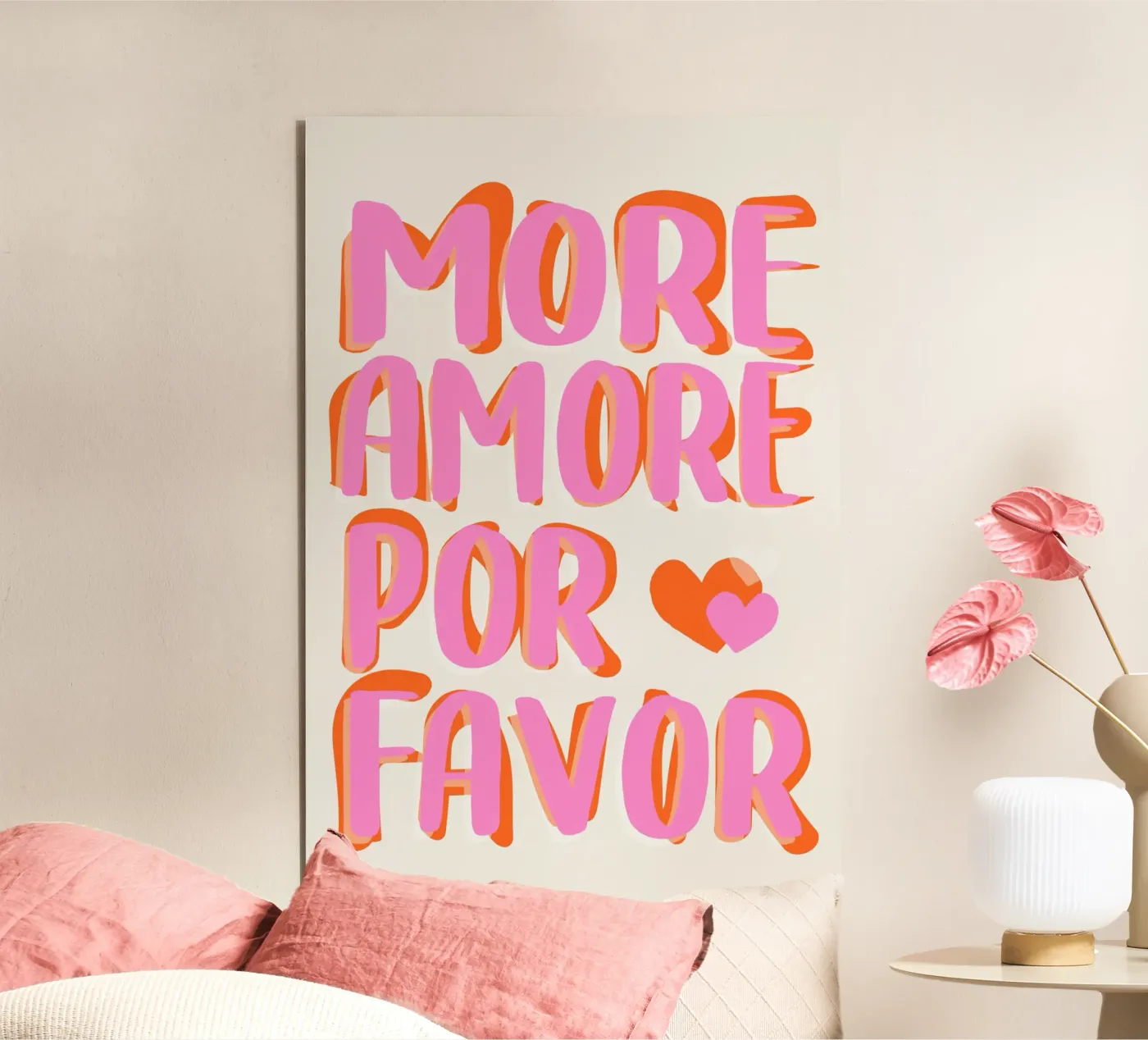 More Amore por Favore alluminio dibond da Malou-Studio