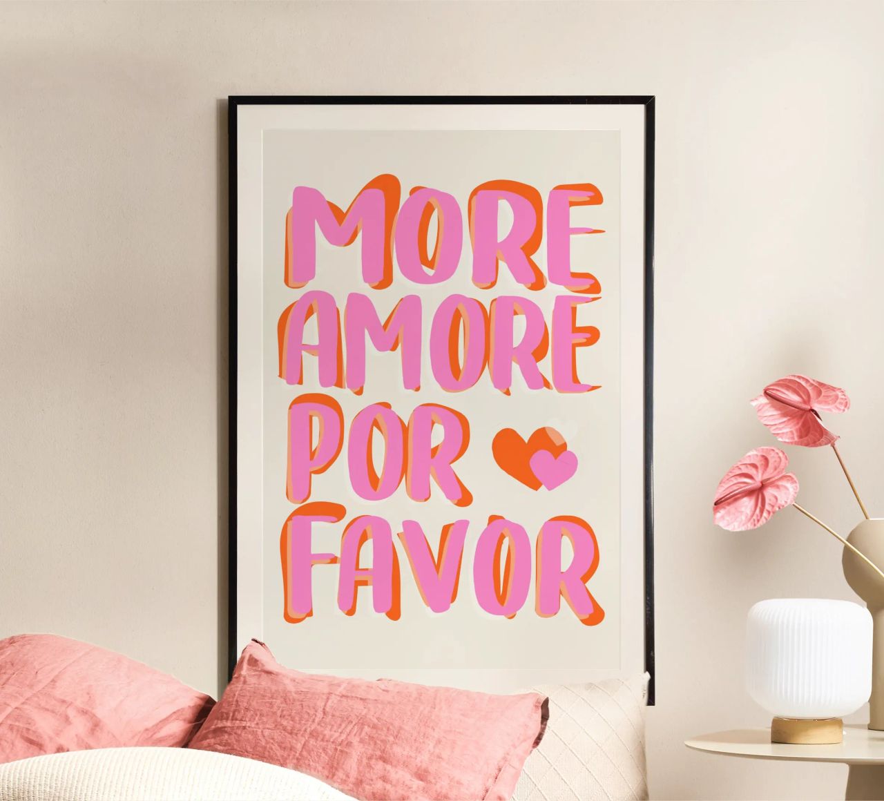 More Amore por Favore poster da Malou-Studio