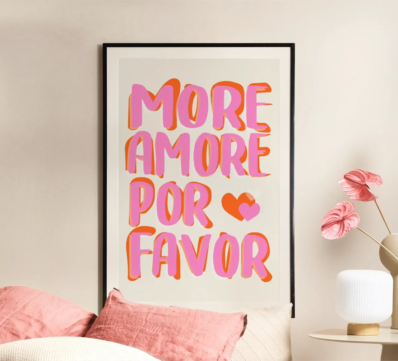 More Amore por Favore poster de Malou-Studio
