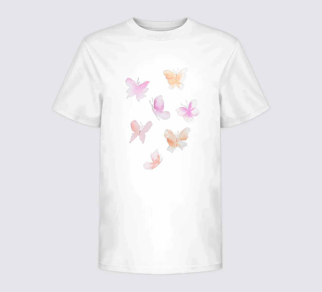 Watercolor Butterflies t-shirt bambini da anisillustration