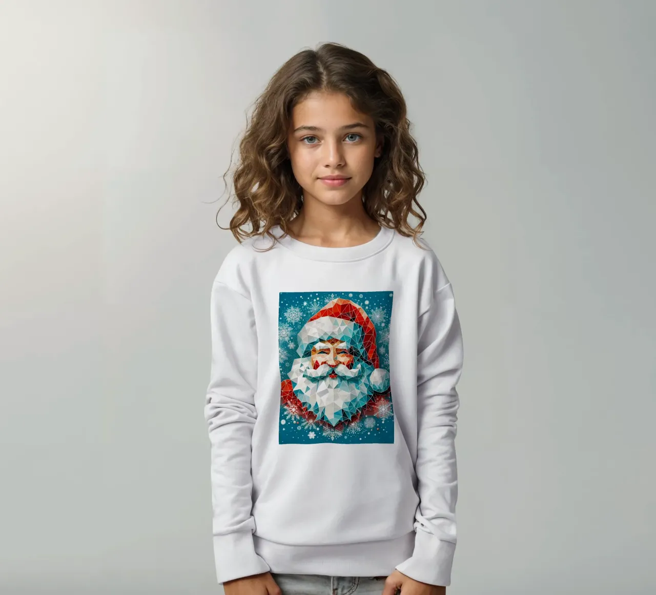 Smiling Santa felpa bambino da Digital Naive