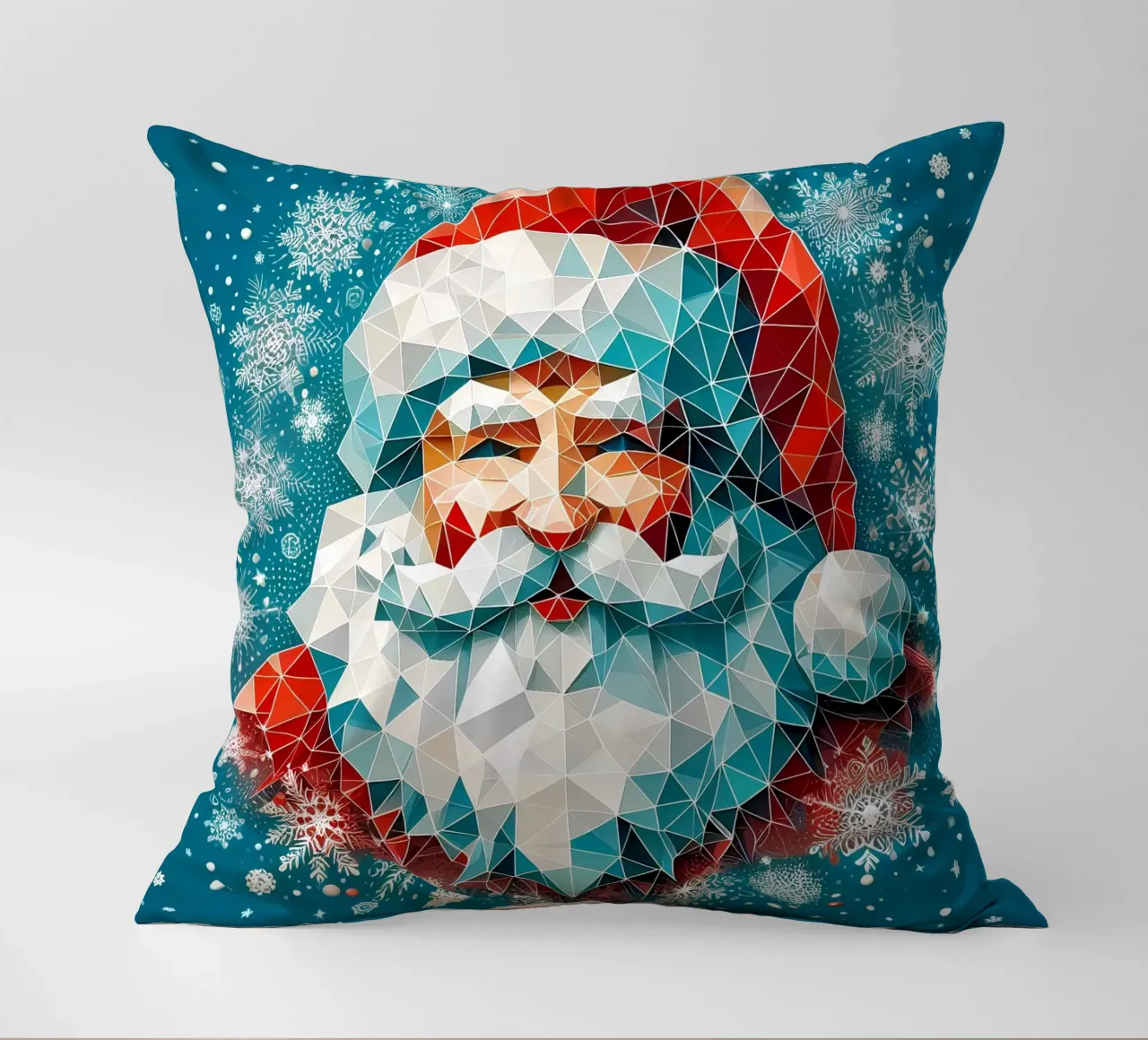Smiling Santa cuscino da Digital Naive