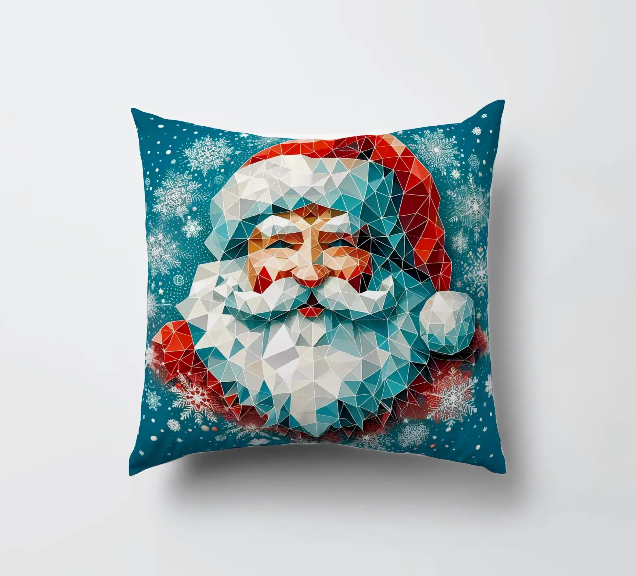 Smiling Santa cuscino da Digital Naive