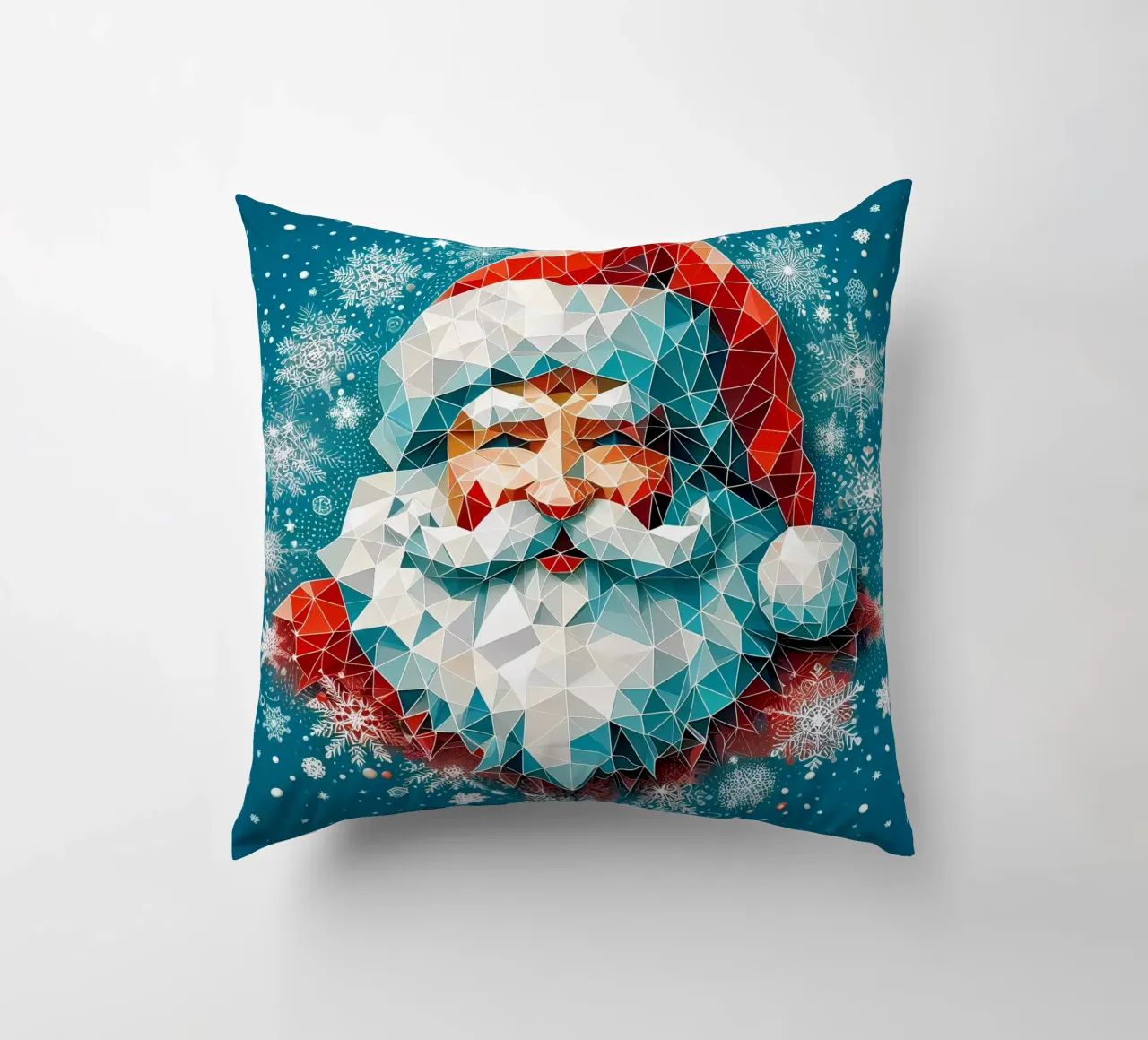 Smiling Santa cuscino da Digital Naive