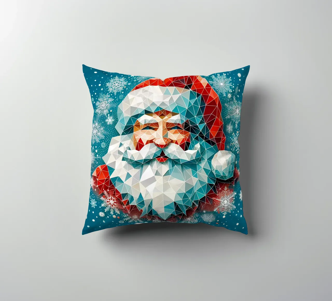 Smiling Santa cuscino da Digital Naive