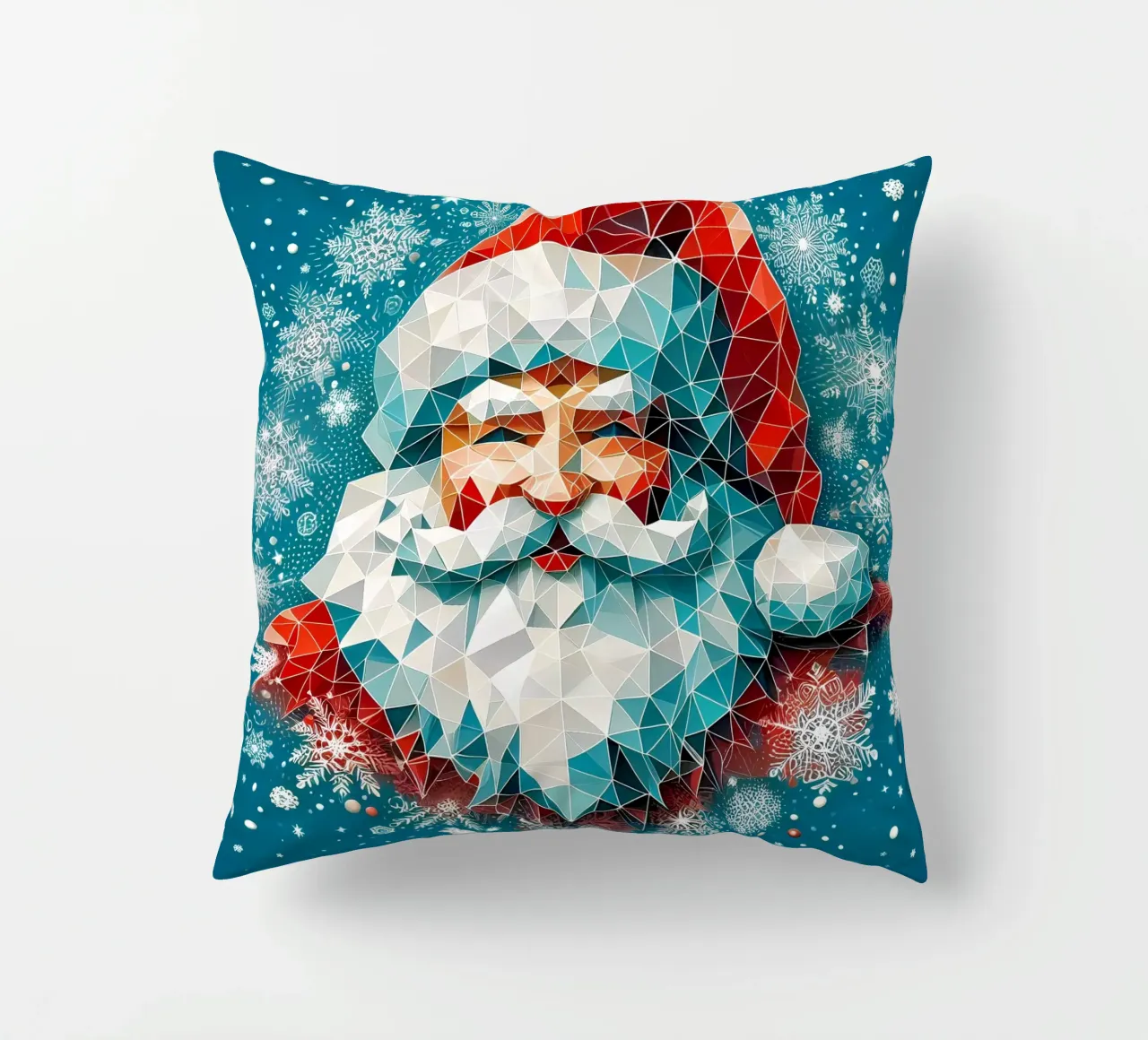 Smiling Santa cuscino da Digital Naive