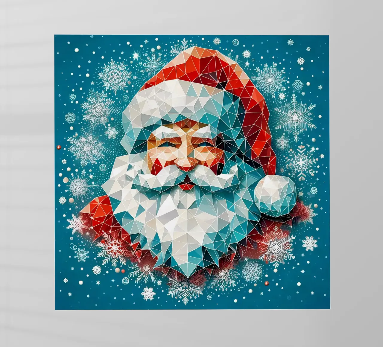 Smiling Santa pellicola backlit da Digital Naive
