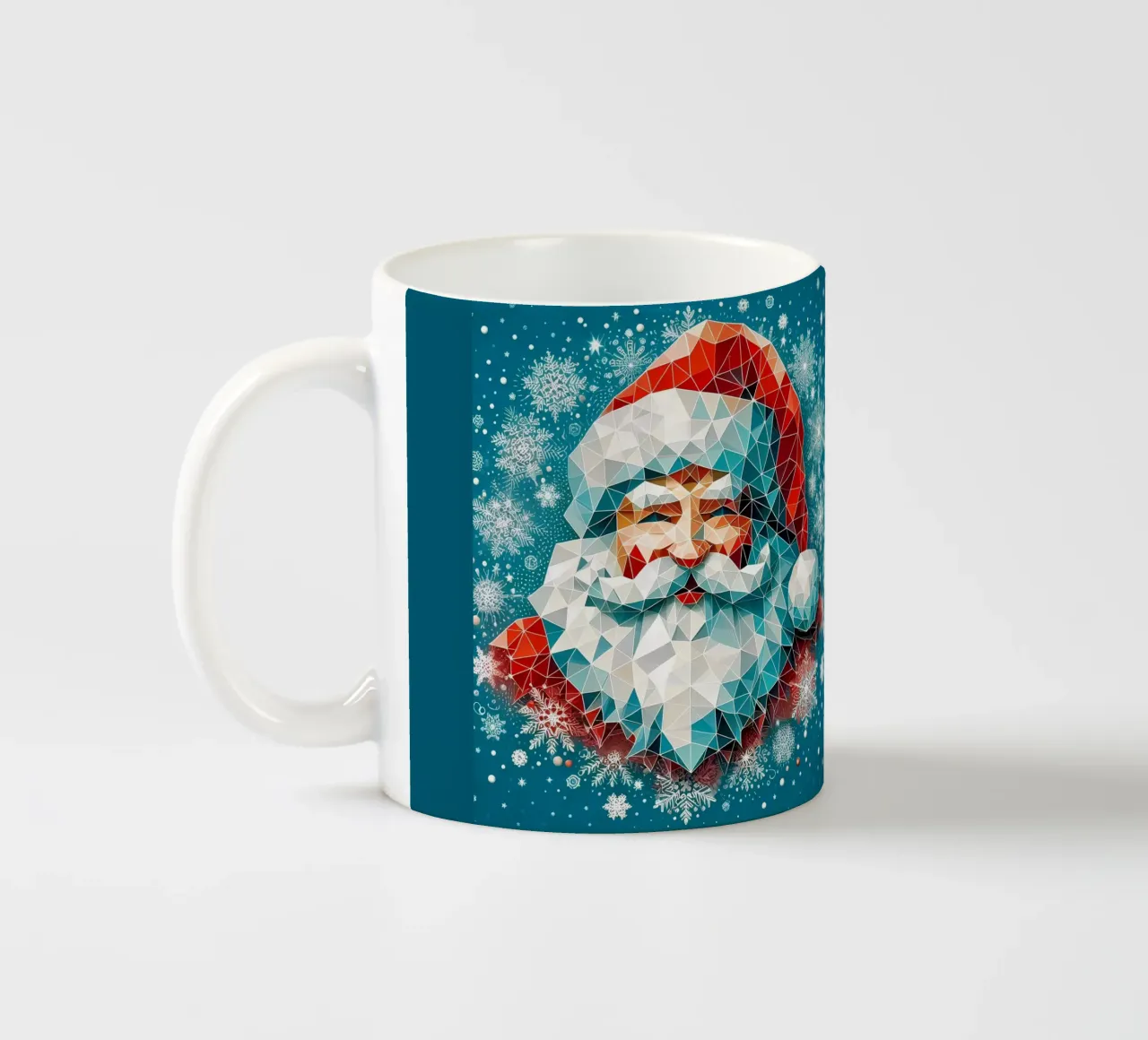 Smiling Santa tazza in ceramica da Digital Naive