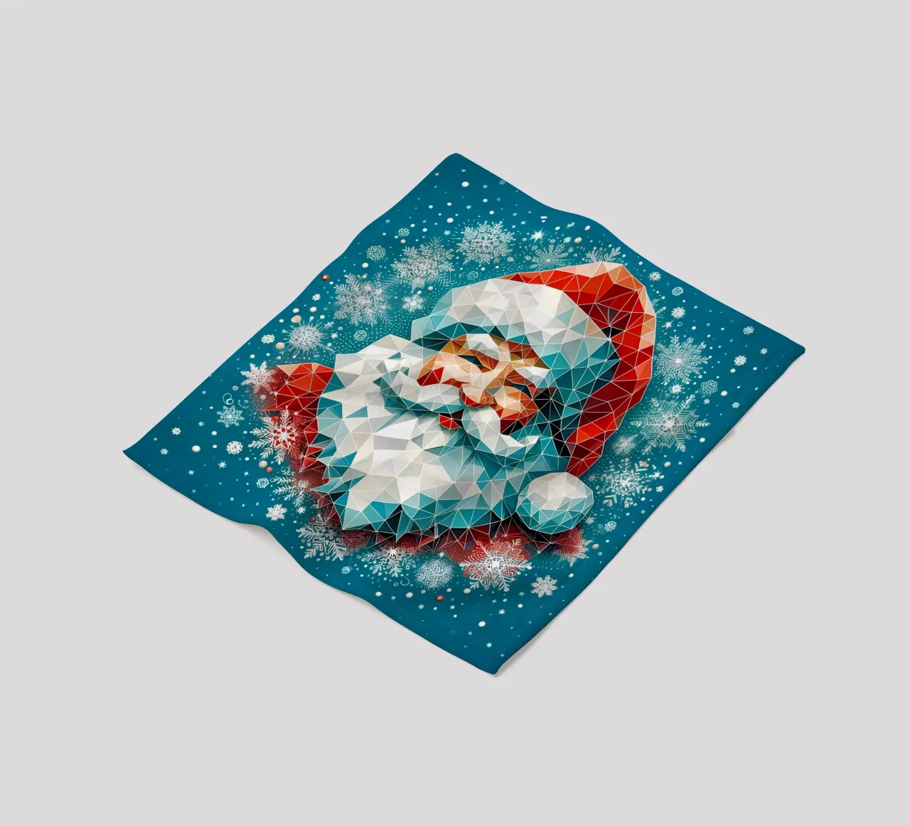 Smiling Santa coperta in pile da Digital Naive