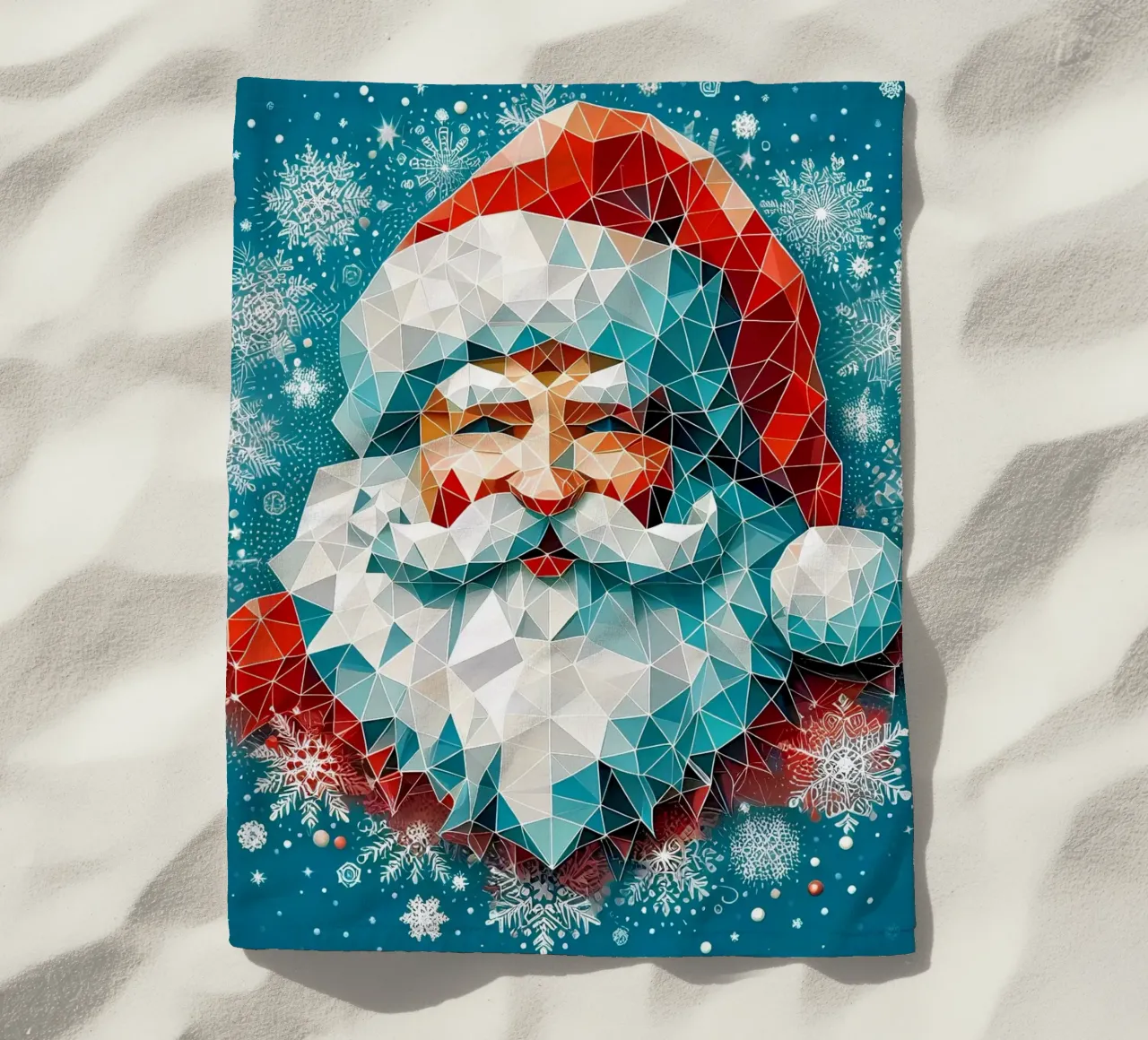 Smiling Santa telo mare da Digital Naive