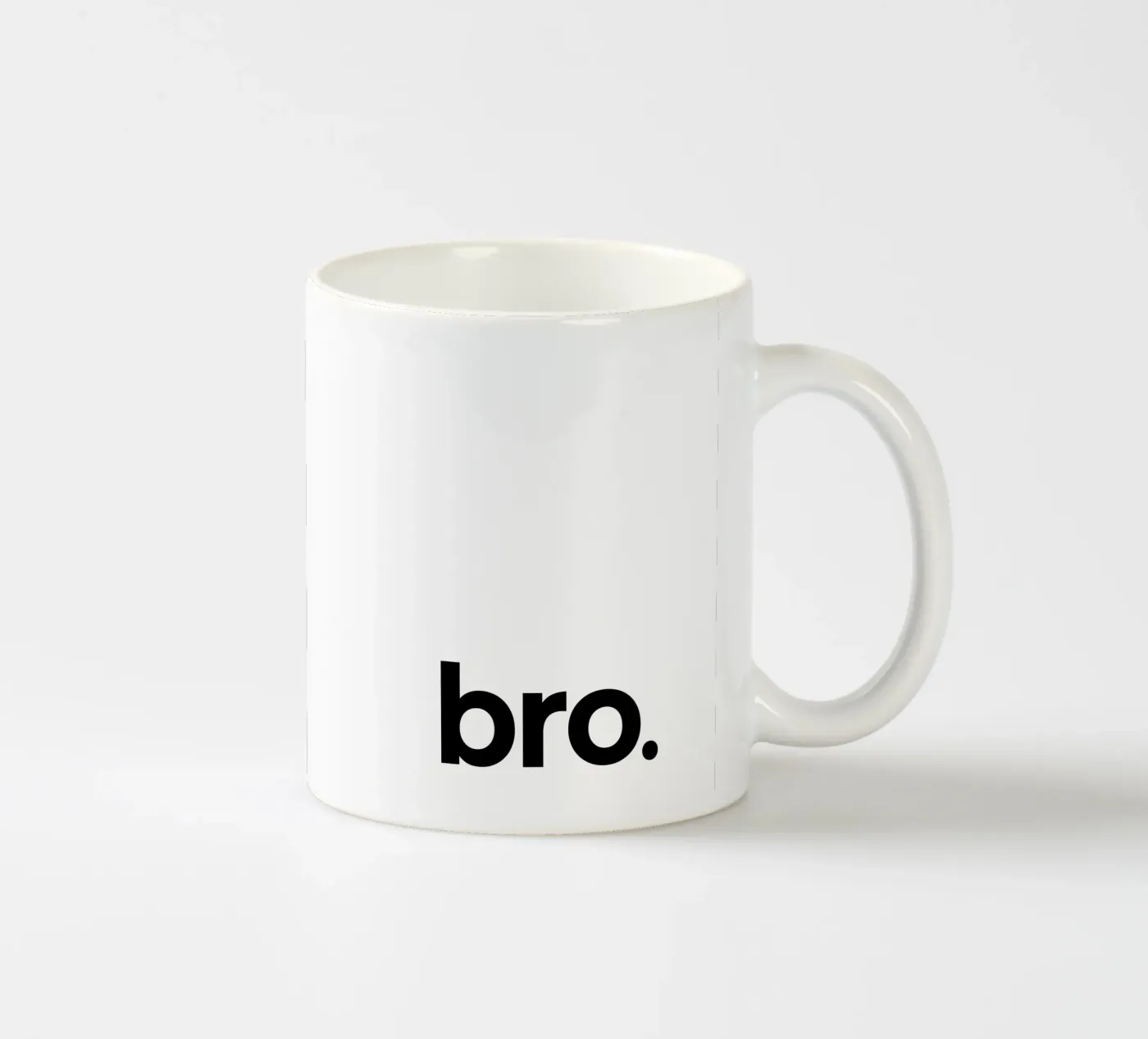 Bro ceramic mug by Paigaam Studio