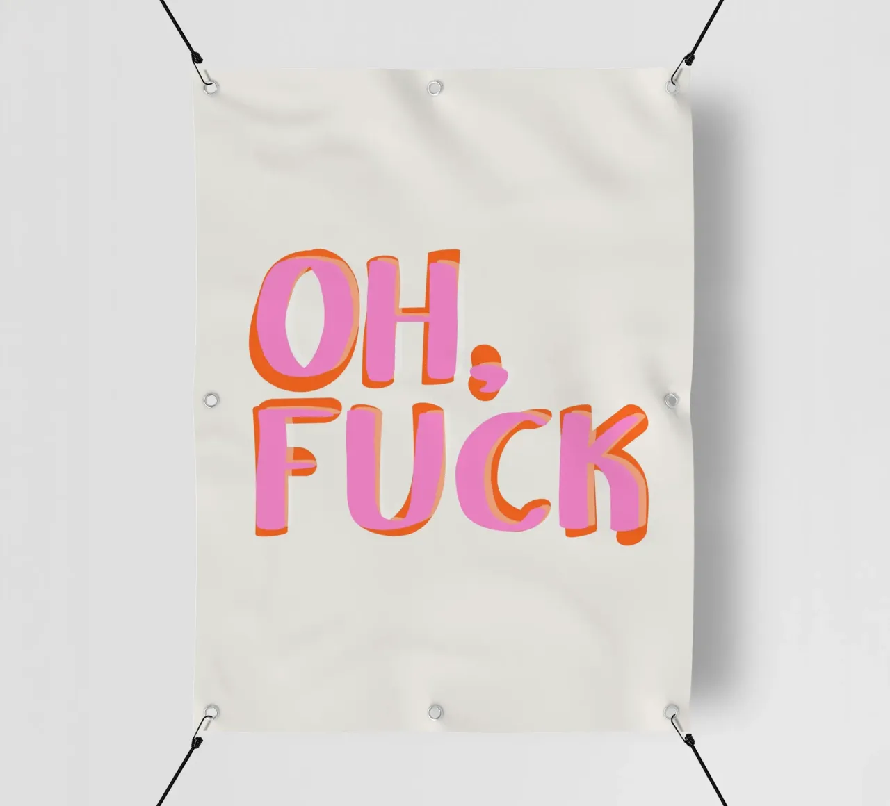 Oh Fuck PVC Plane von Malou-Studio