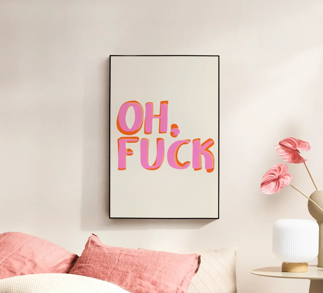 Oh Fuck plexiglass da Malou-Studio