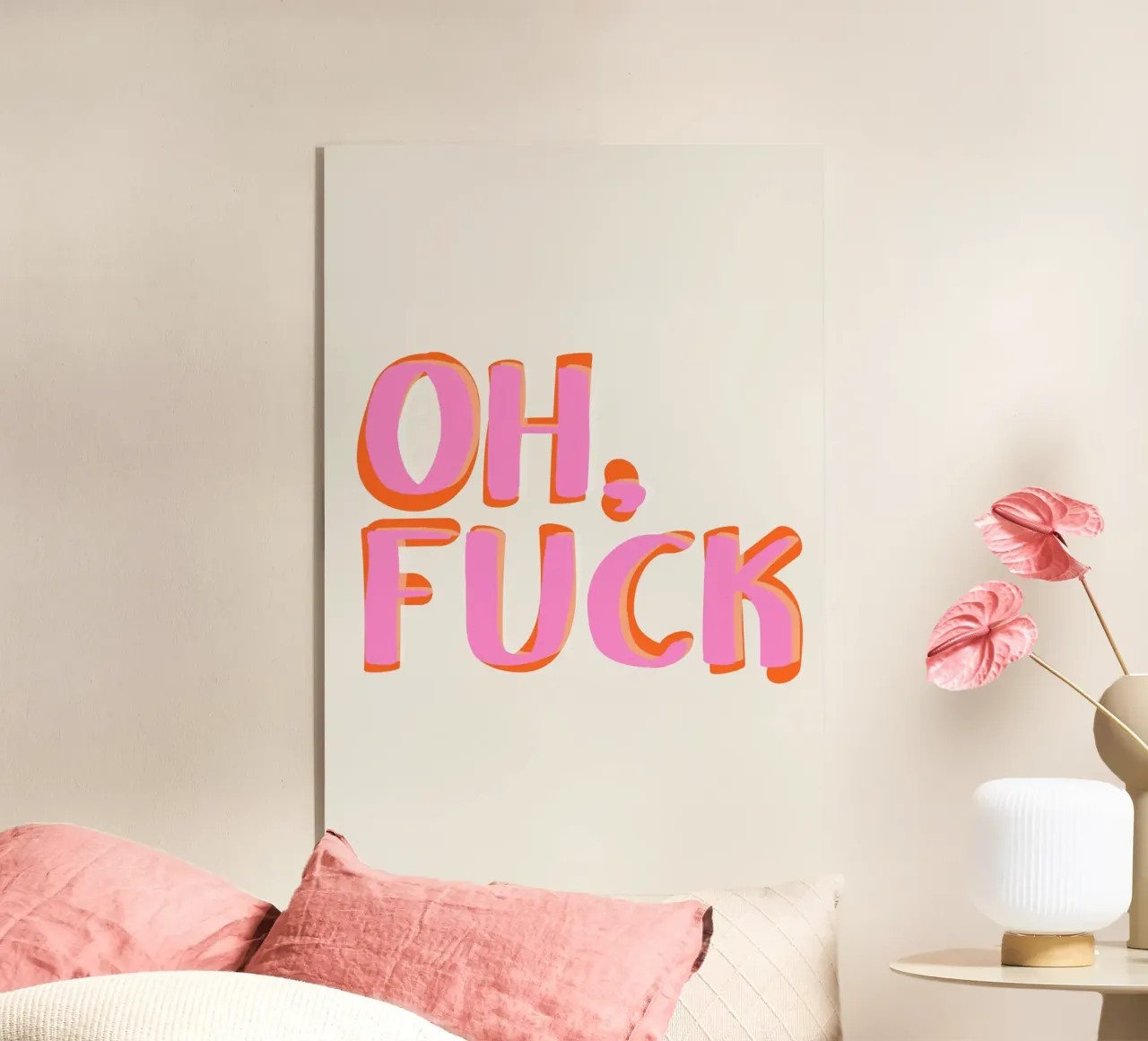 Oh Fuck plexiglass da Malou-Studio